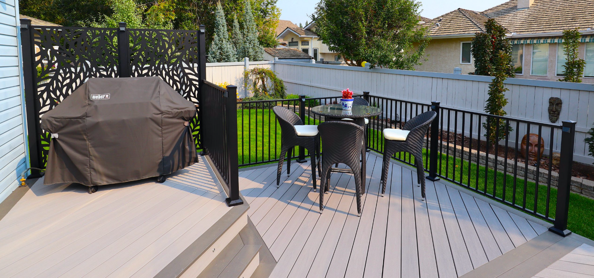 Garde-corps en aluminium Axxent prédécoupés (tailles standard)