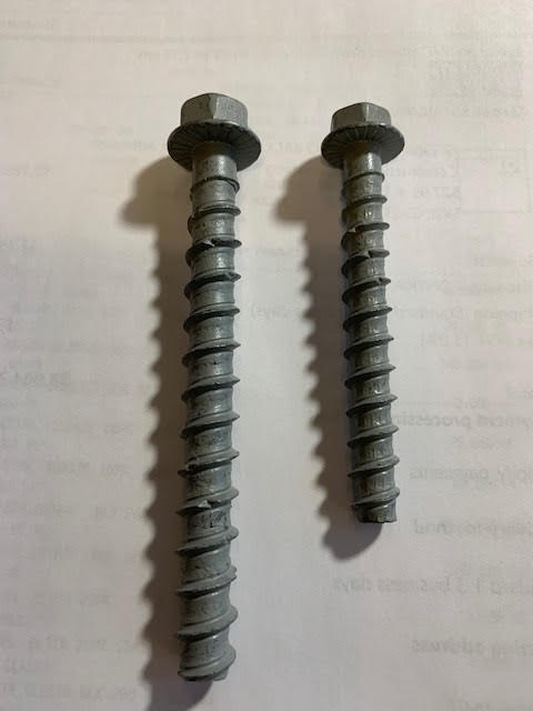 Privacy Screen Cobra Tork Screw - for CONCRETE