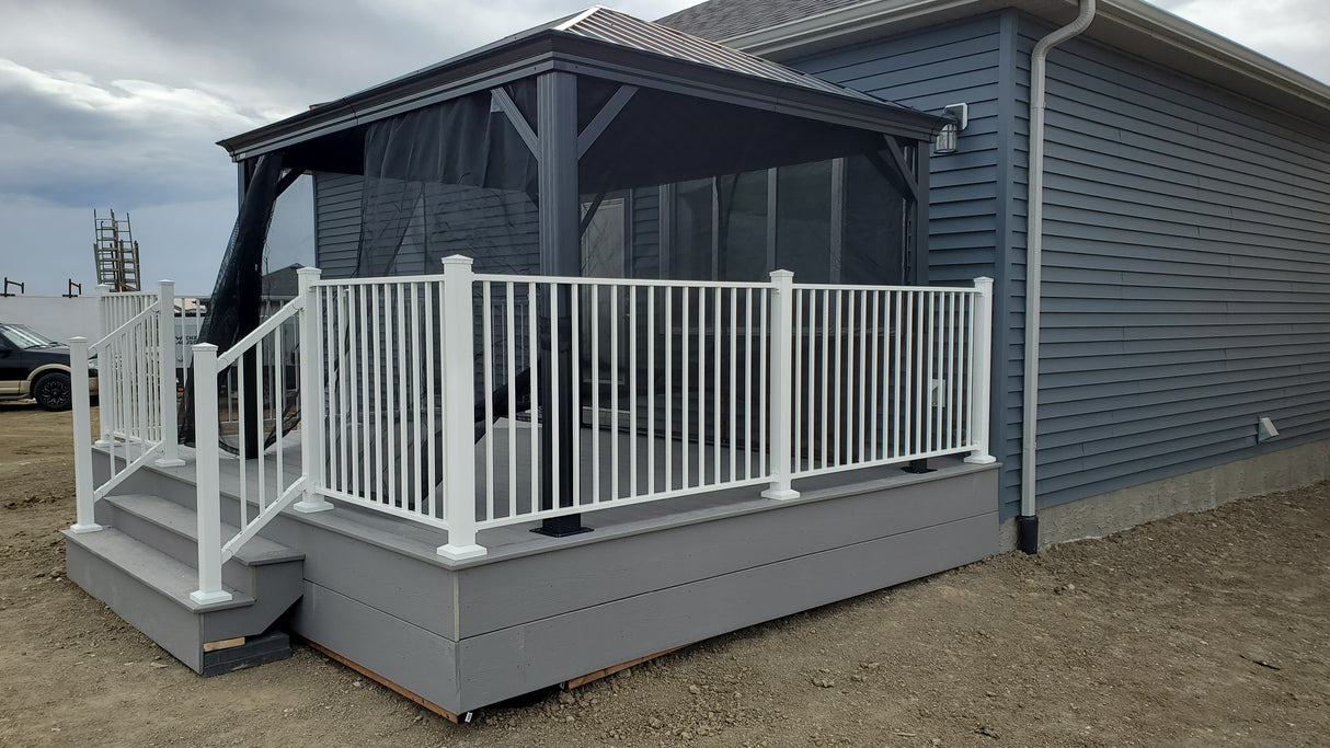 Garde-corps en aluminium Axxent prédécoupés (tailles standard)