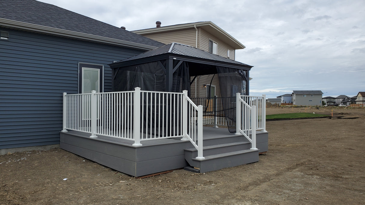 Garde-corps en aluminium Axxent prédécoupés (tailles standard)