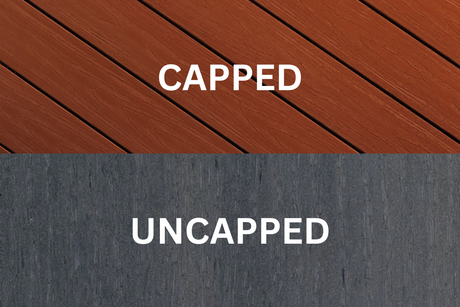 capped and uncapped composite decking