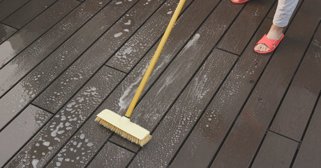 cleaning tips for composite decking