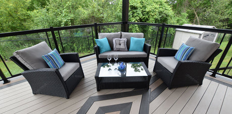 Composite decking and PVC decking 