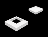 Axxent Railings Post Base Plate Cover and Cap Kit