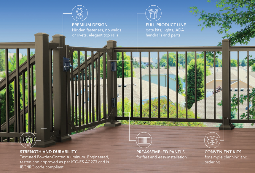 Harmony Aluminum Railings Composite Deck Direct