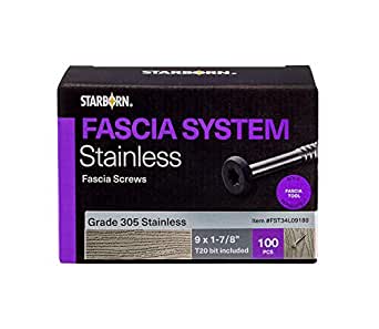 Lanai Fascia Screws (100pcs / Deck Fascia / Covers 50LF)