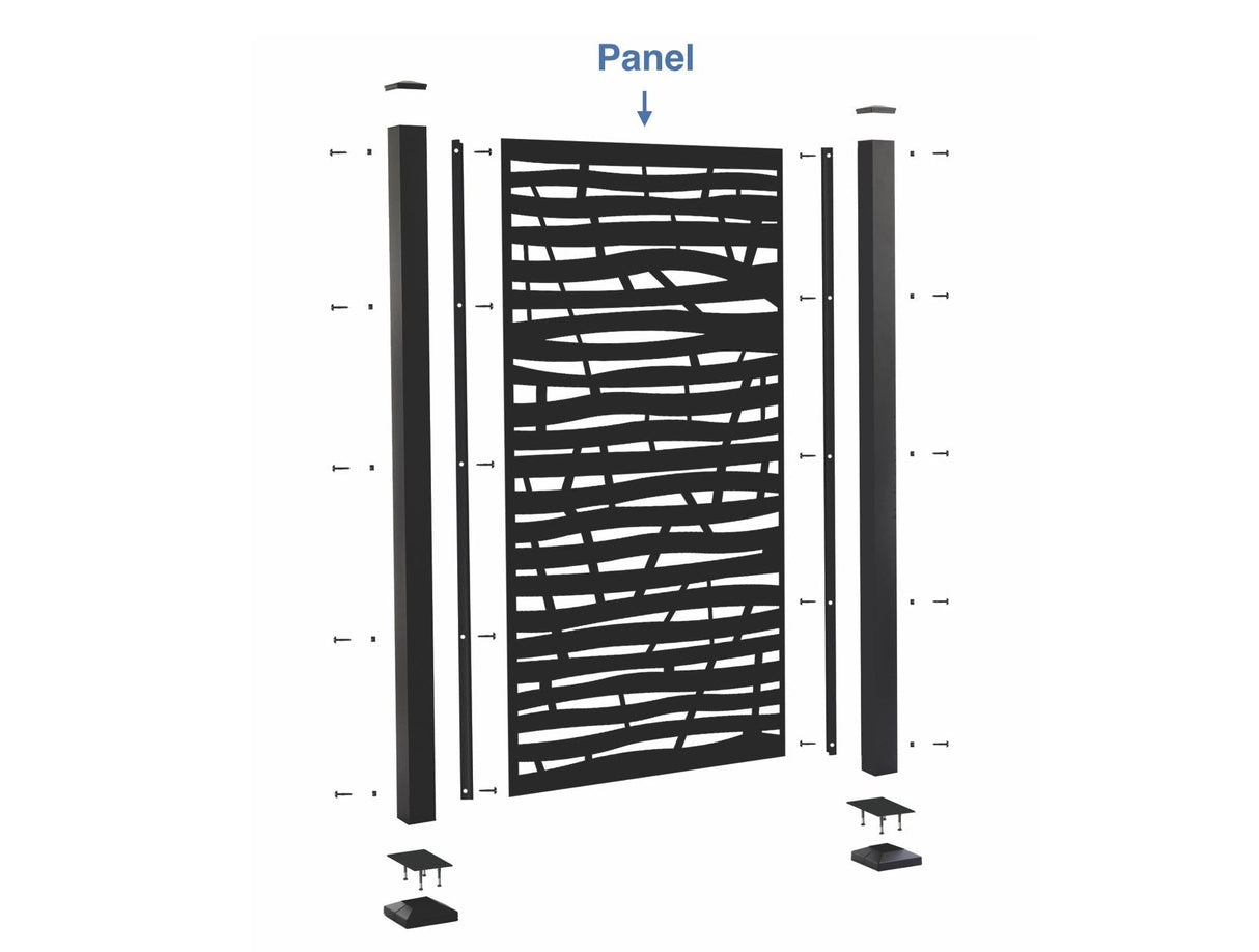 Oasis™ Aluminum Privacy Screens - ON North/East - ON SALE!